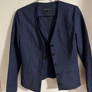Judith & Charles Size 4 Navy Blazer